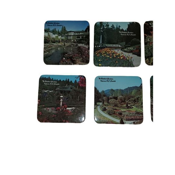 X6 Butchart Gardens Coasters - Picture 5 of 6